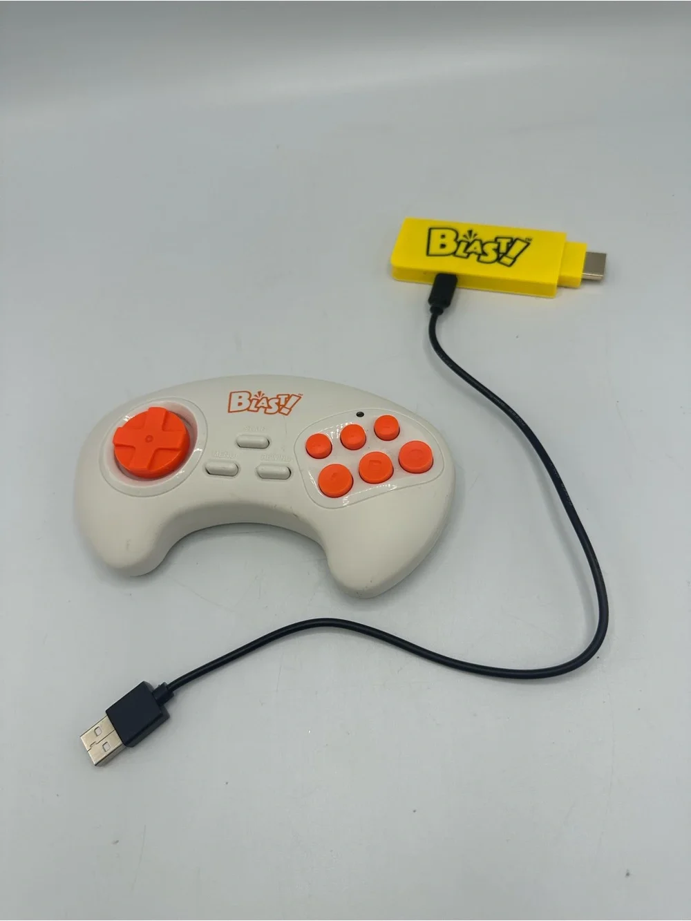 ATGAMES Bandai Nanco Flashback Blast Controller Game 8 BUILT IN Games Pac-Man